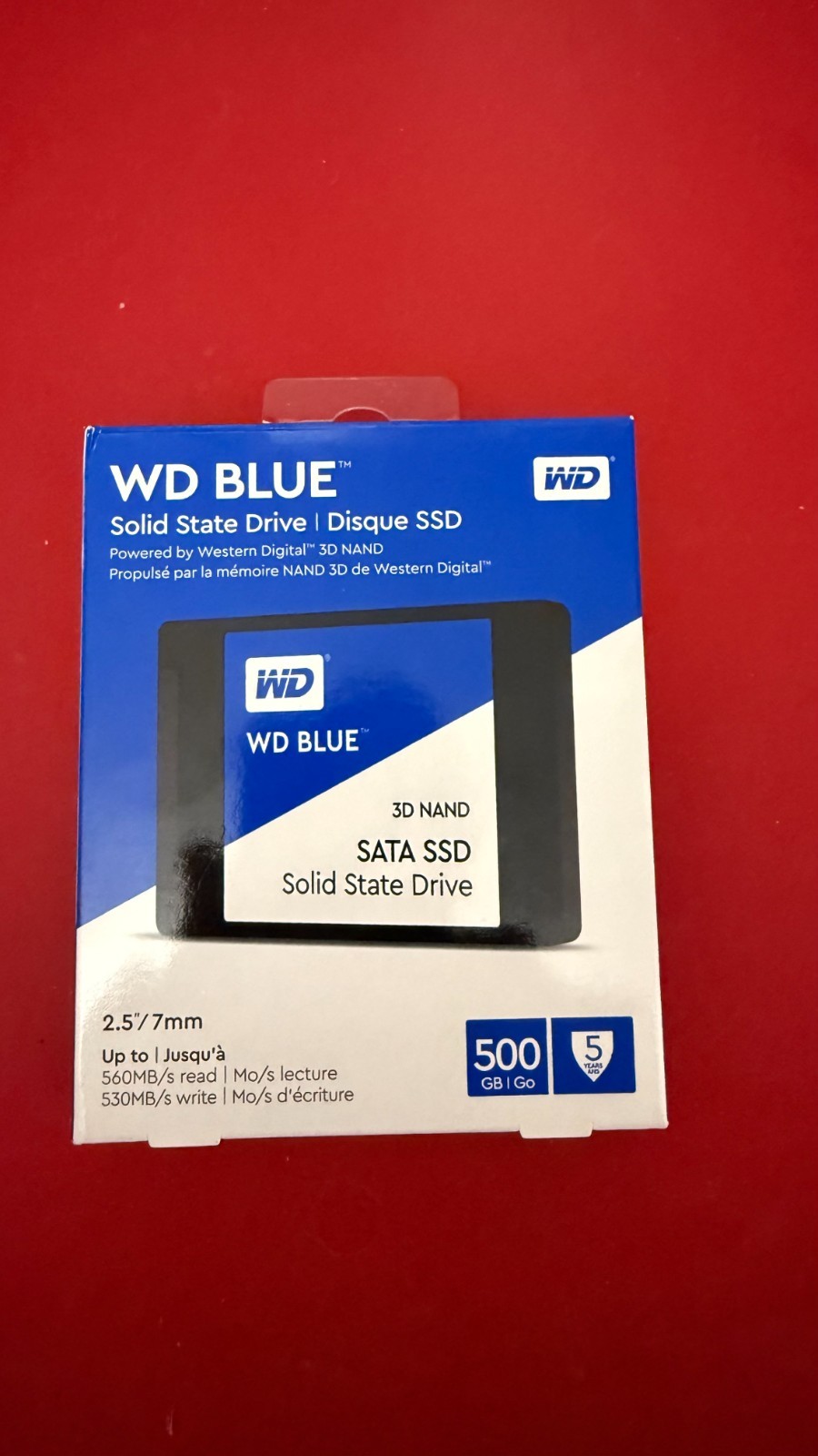 New WD Blue 500GB 3D NAND SSD 2.5 SATA III Internal Solid State Drive