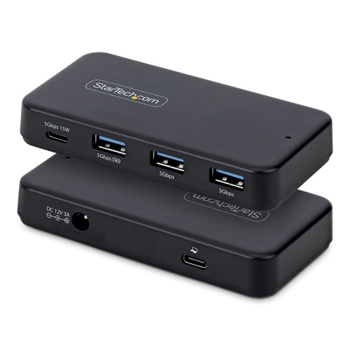 Startech 4-Port Usb-C And Usb-A Hub 5Gbps Self-Powered 2-In-1 Usb-C And Usb-A Ho