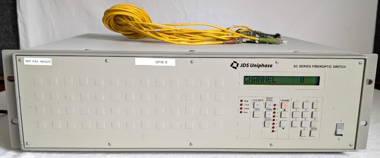 JDS Uniphase SC Series 1x26 Programmable Fiberoptic Switch - Model SC0126