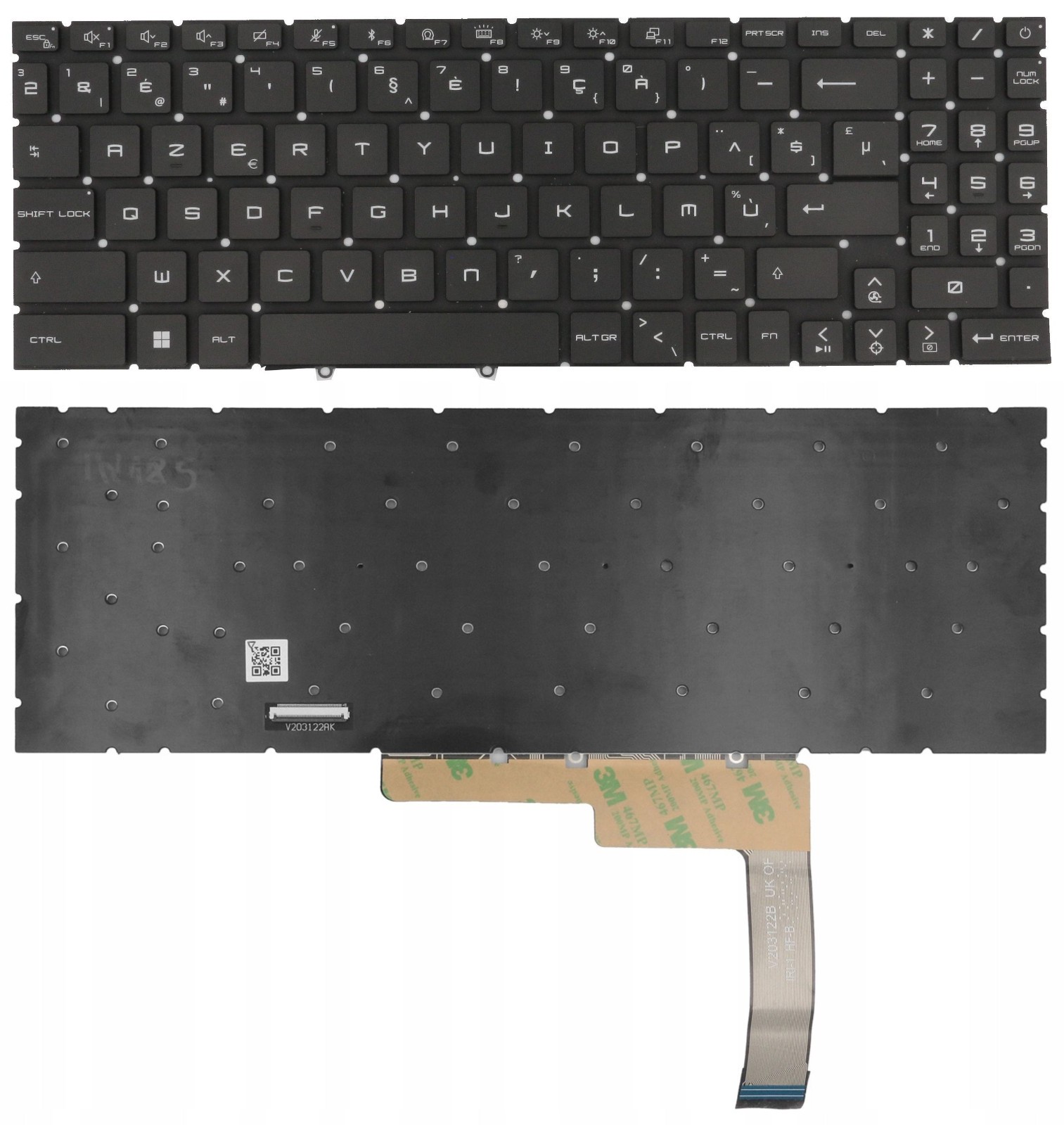 Original BELGIAN Keyboard MSI Stealth 16 A13VG A13VF A13VE MS-15F2 Per-Key RGB