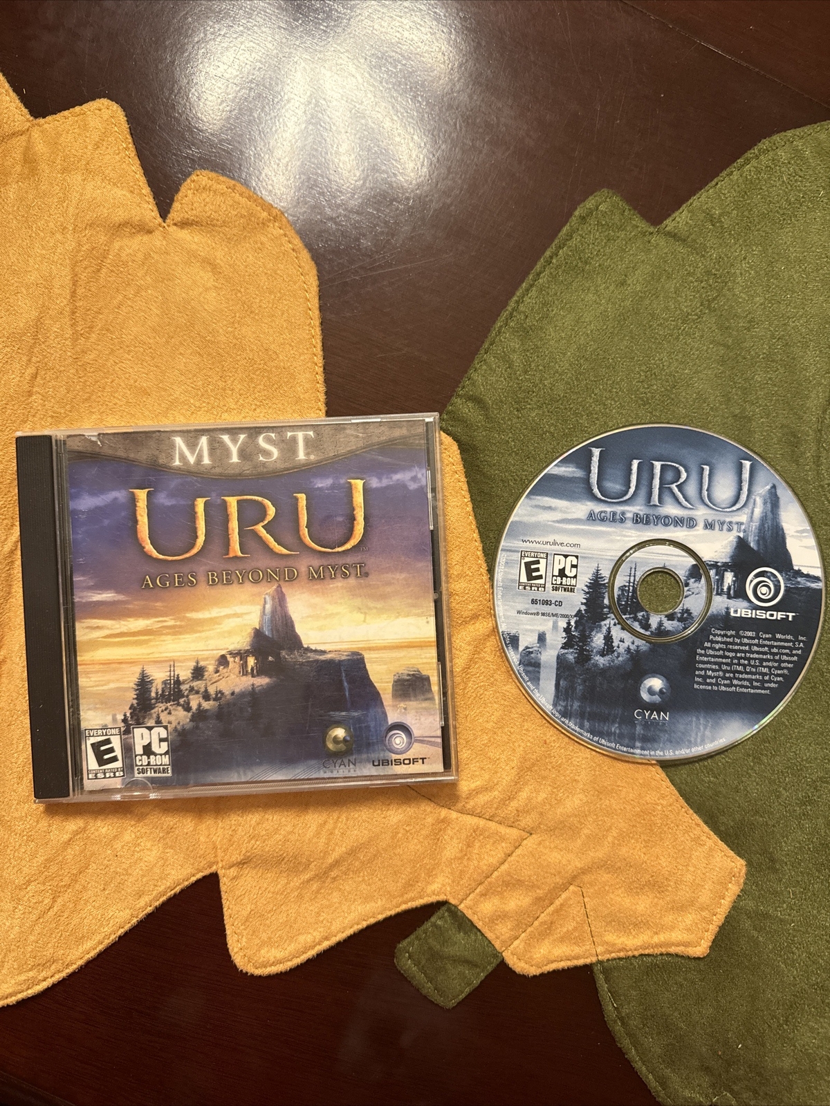 URU Ages Beyond Myst PC CD ancient civilization worlds adventure puzzle game