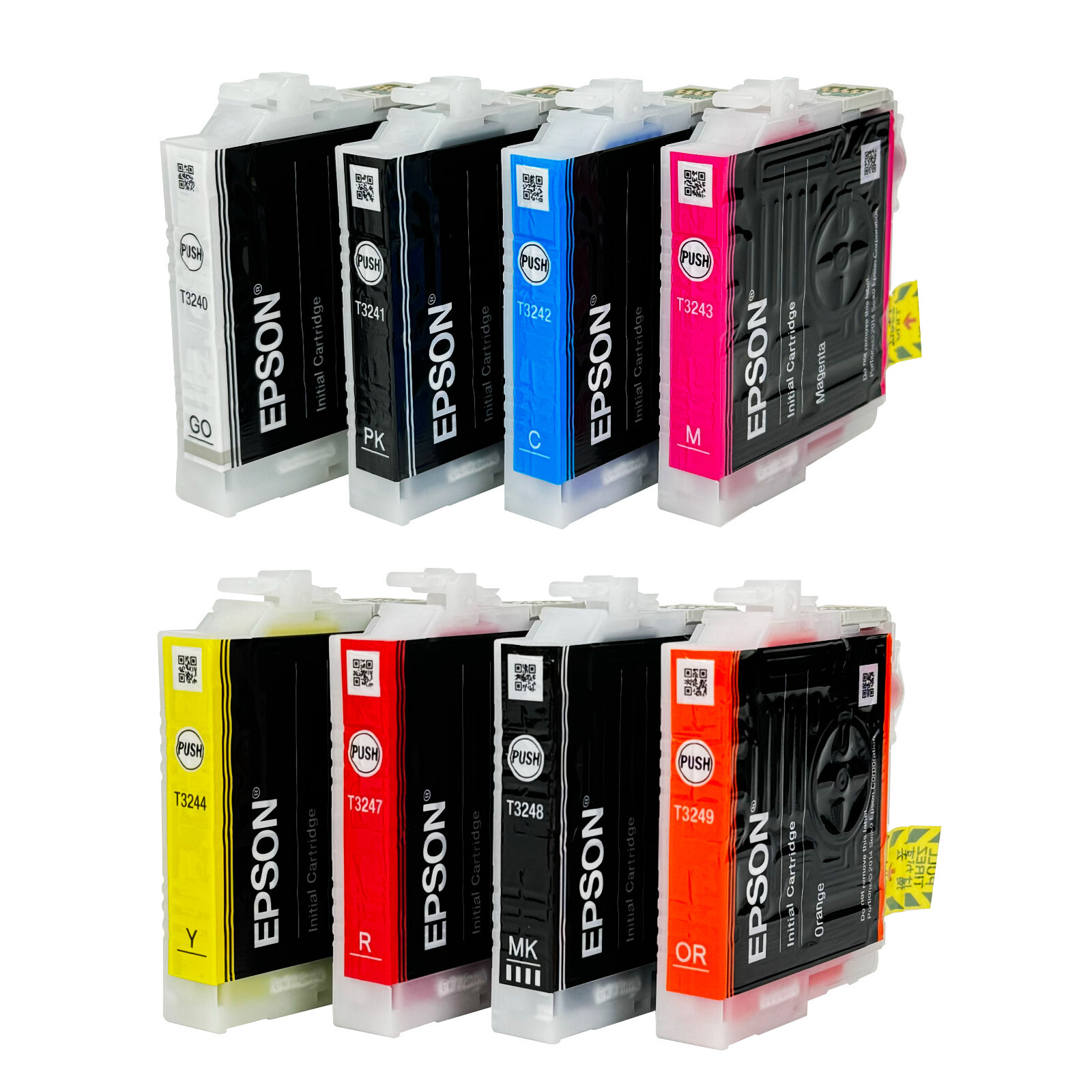 Genuine Epson T324 Ink Cartridges 8 Pack for Epson Photo P400 Printer