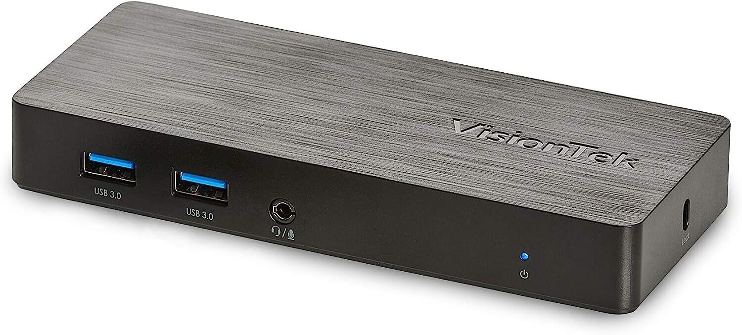 VisionTek - VT1000 Dual Display Universal USB 3.0 Docking Station - 901147