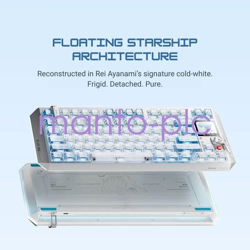 1PC NEW MelGeek Centauri80 EVA-00 Hall effect keyboard Fast delivery