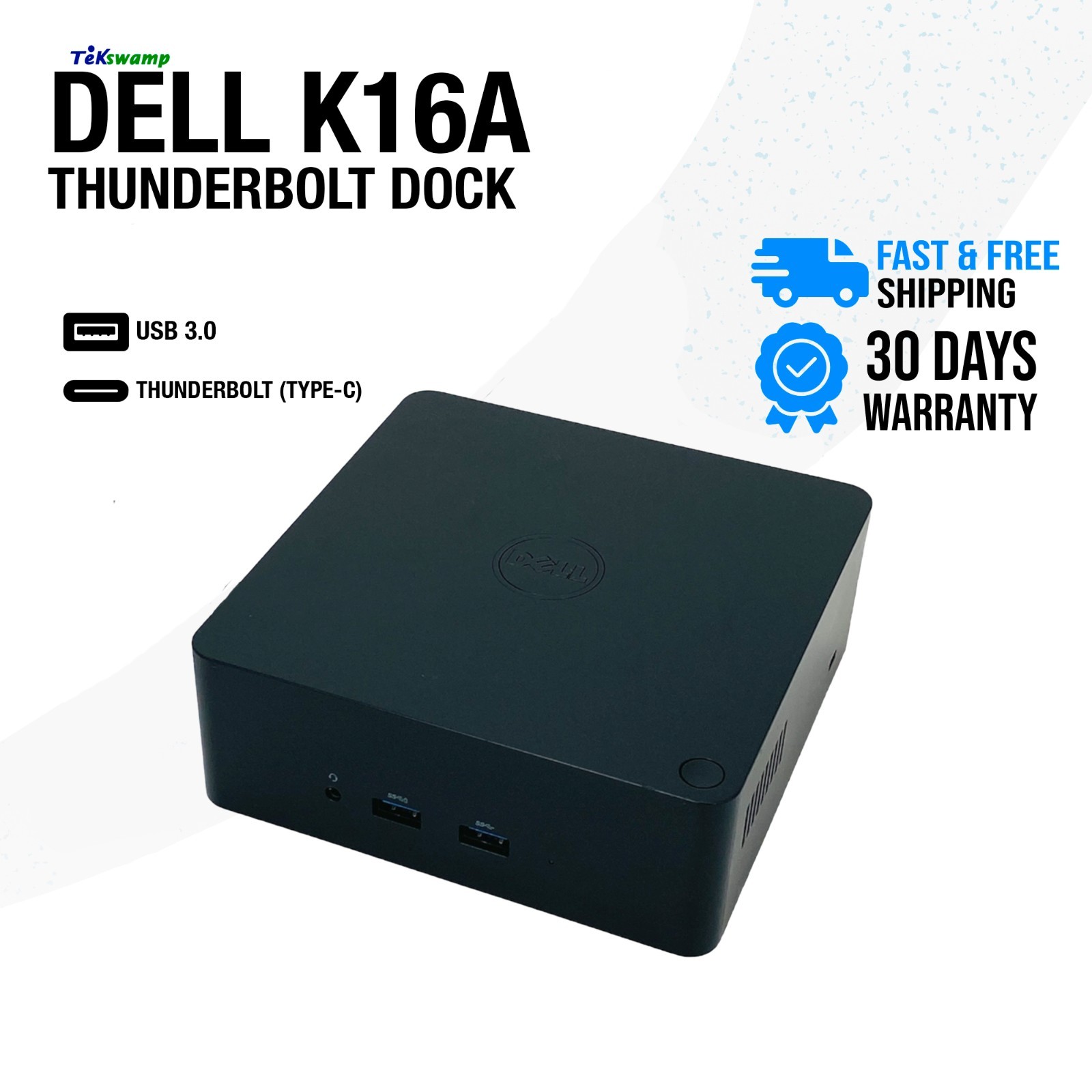Genuine Dell TB18DC K16A Dual USB-C Thunderbolt Laptop Docking Station K16A001