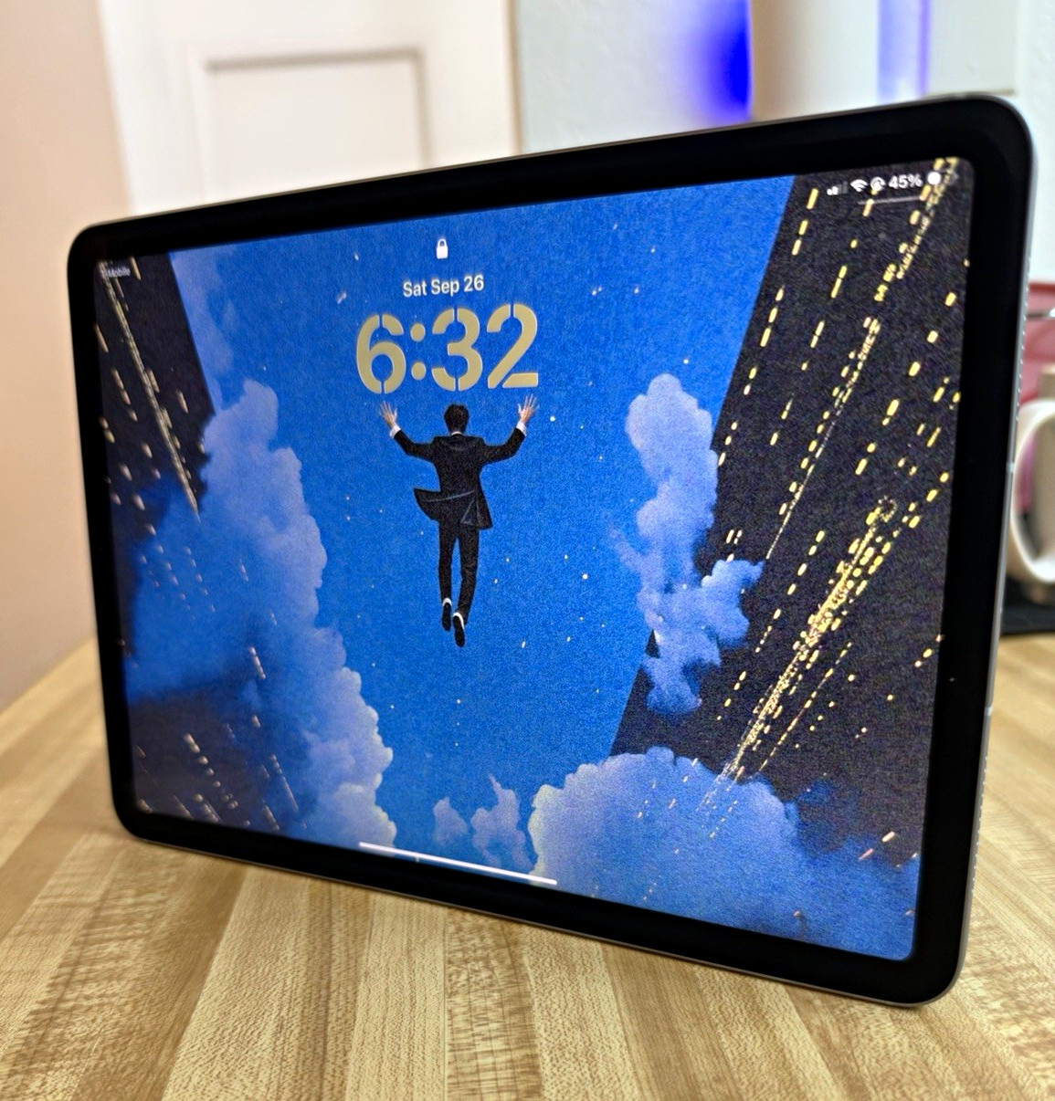 Apple iPad Air (4th Gen) Tablet 128GB Blue 8in Wi‑Fi + 5G T‑Mobile MYJ12LL/A