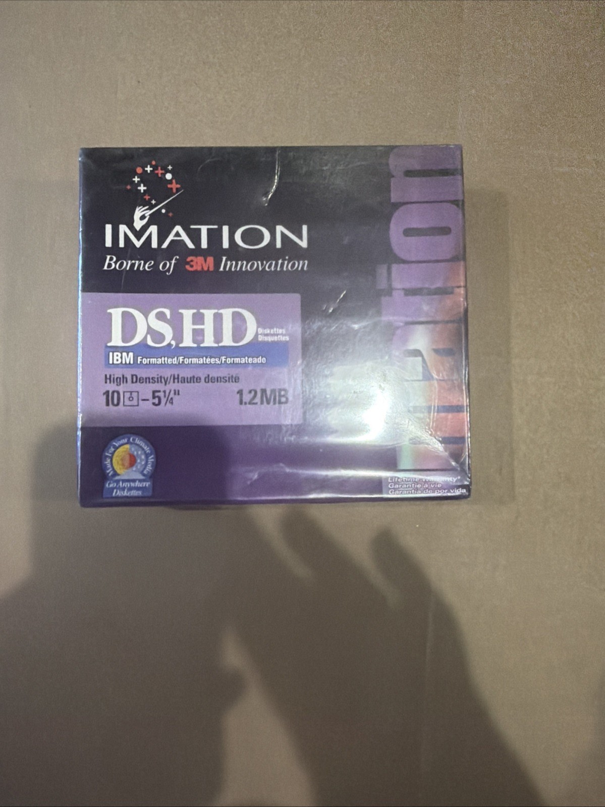 Imation | DS,HD | Floppy | 1.2 MB