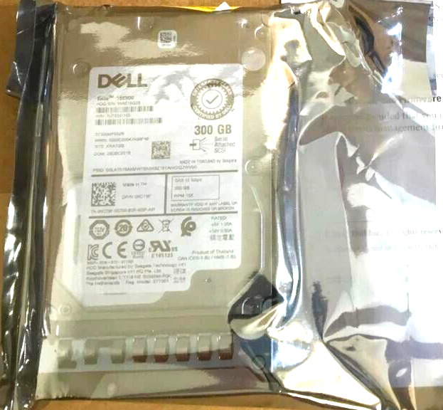 Dell 300GB SAS3 15K rpm Hard Drive SFF Hot Swap 400-ATII ✅❤️️✅❤️️ NEW
