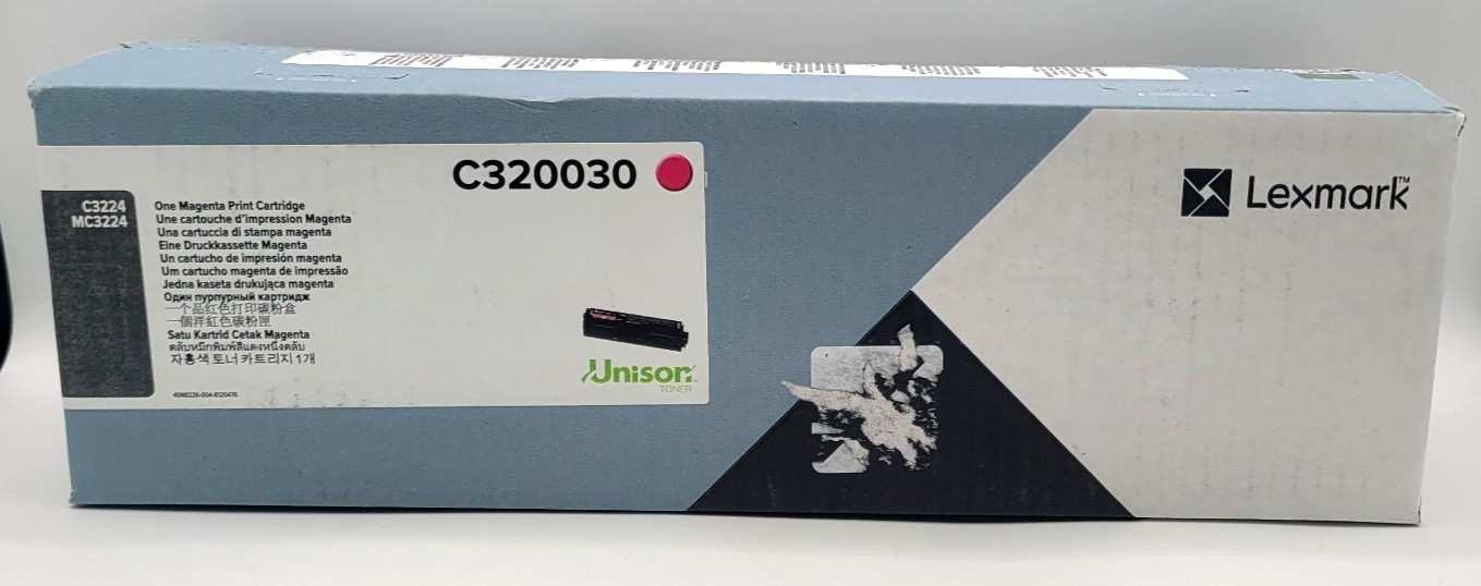 Lexmark Unison Original Toner Cartridge Magenta C320030 FACTORY SEALED NEW