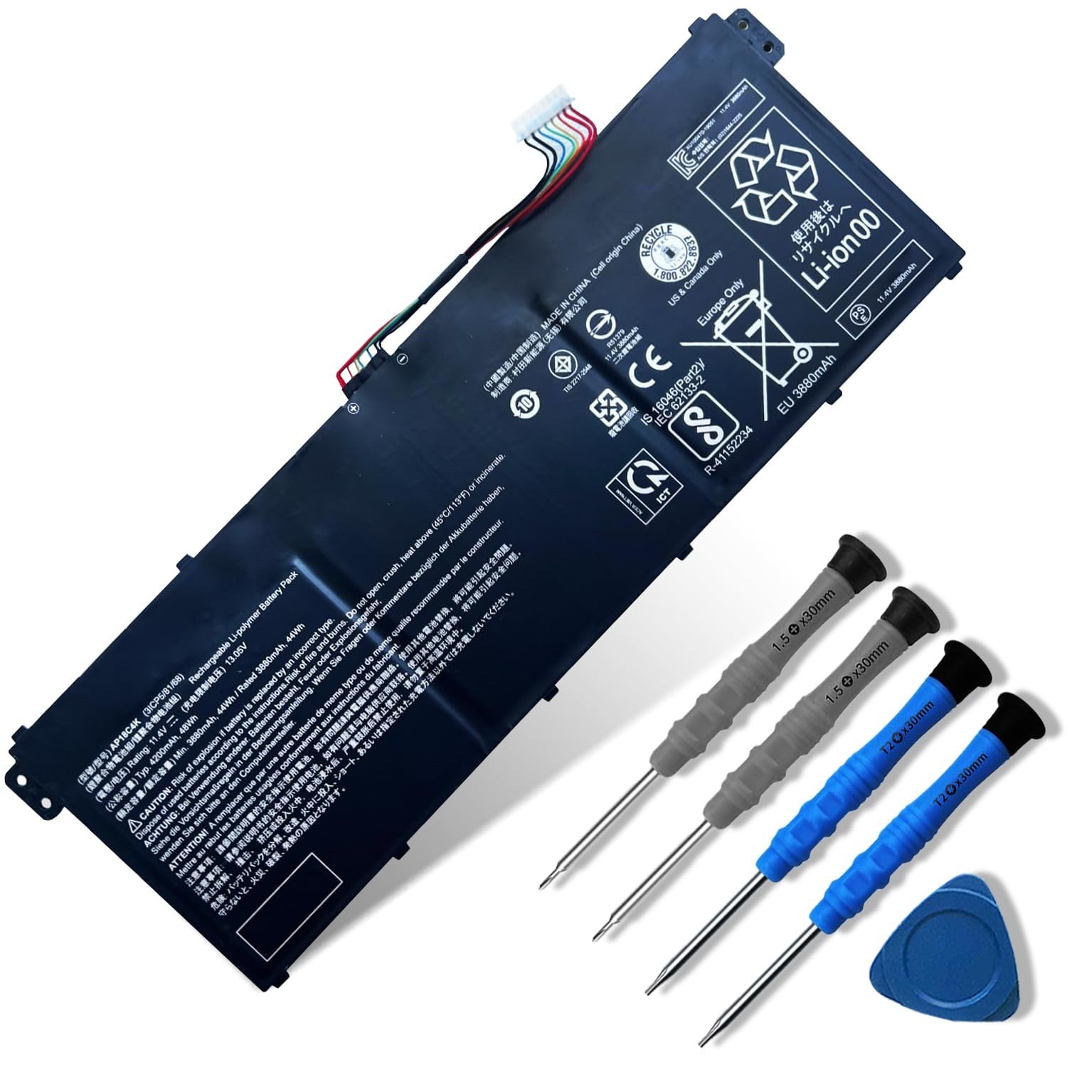 High-Capacity 11.4V 48Wh Laptop Battery for Acer Aspire 3 & 5, Swift Series