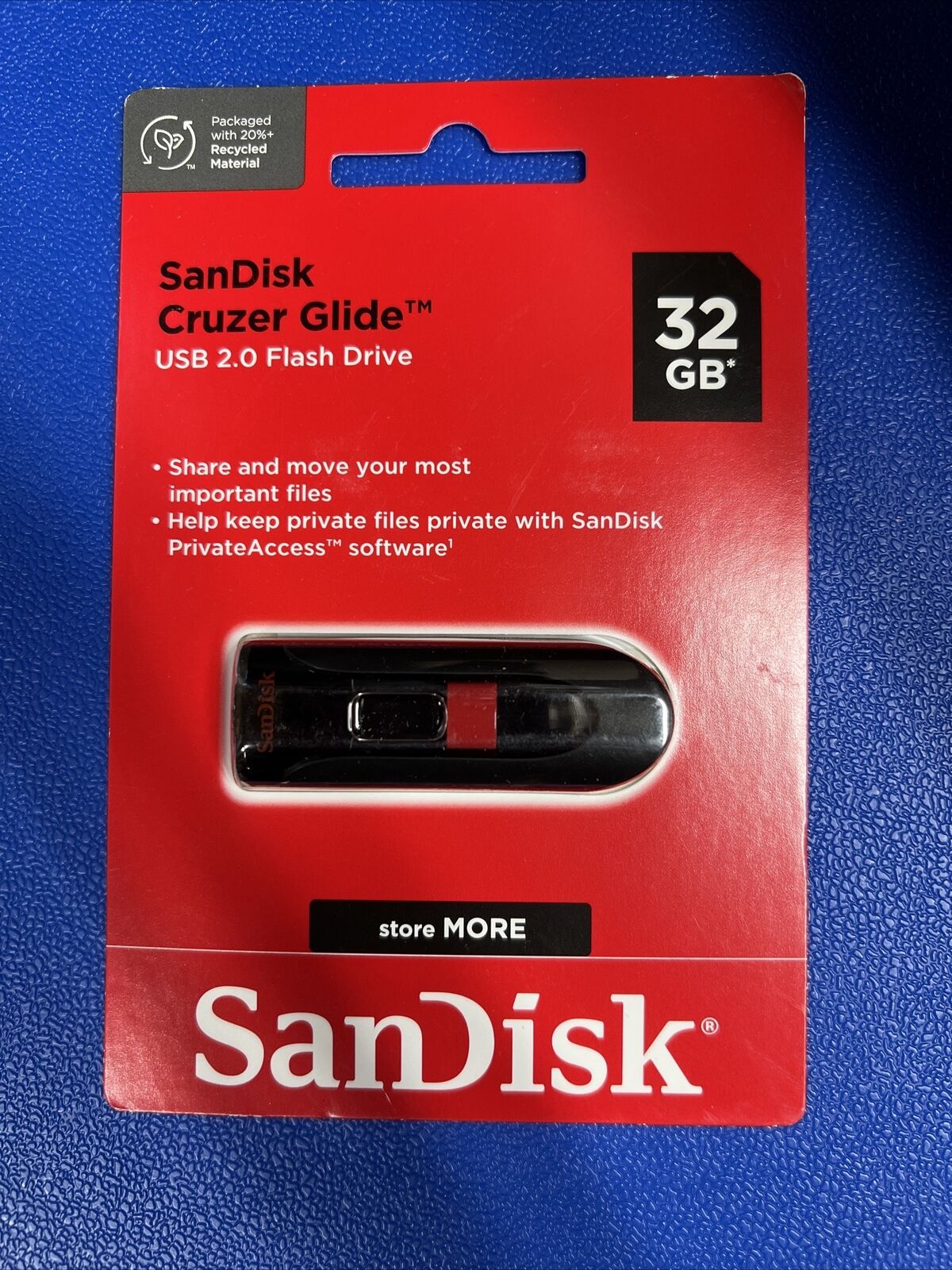 SanDisk Cruzer Glide USB Flash Drive 32GB-2 Pack