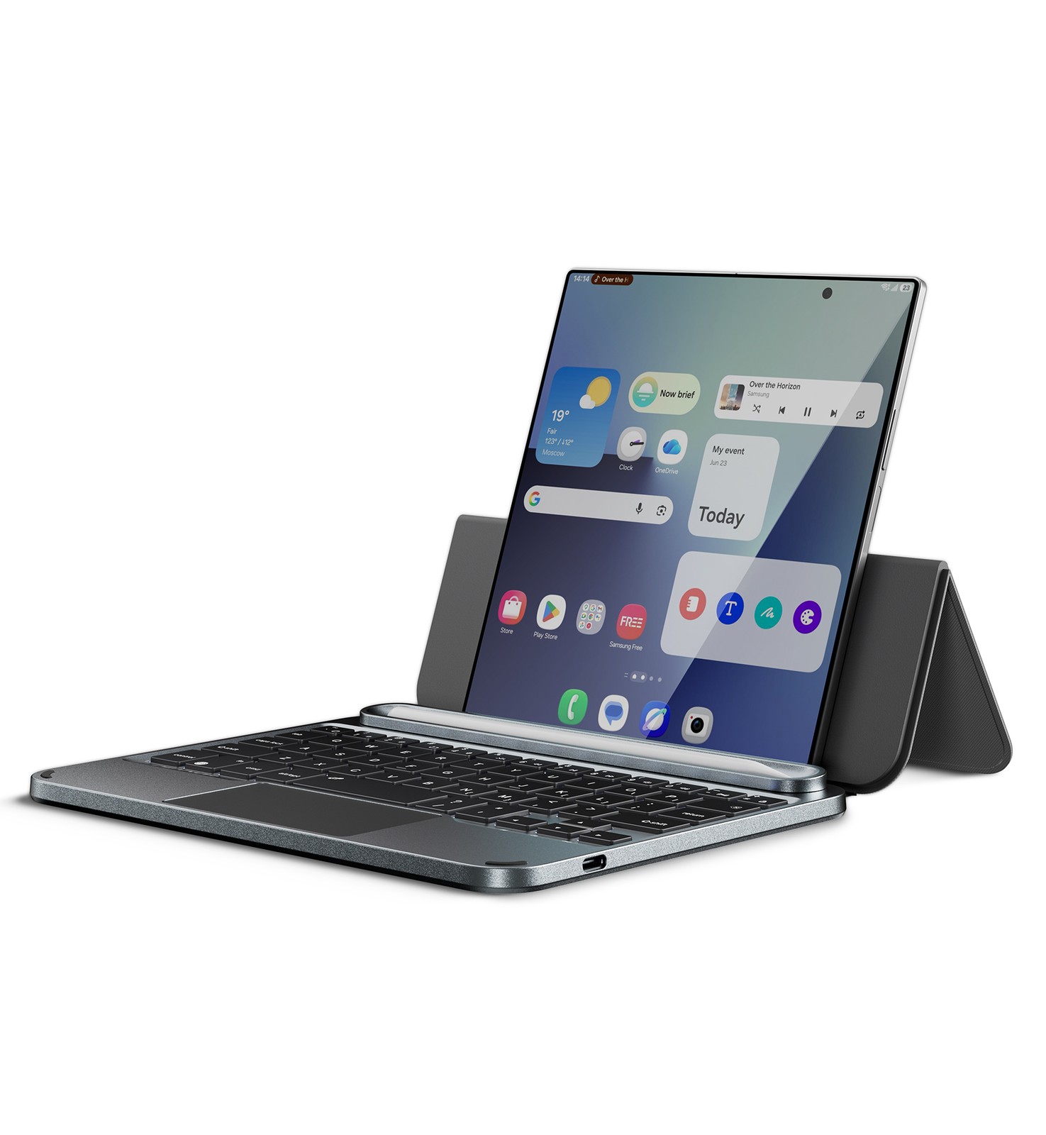 Dexnor Keyboard Case for Samsung Galaxy Z Fold 7/6/5 Phones/iOS/Android/iPad