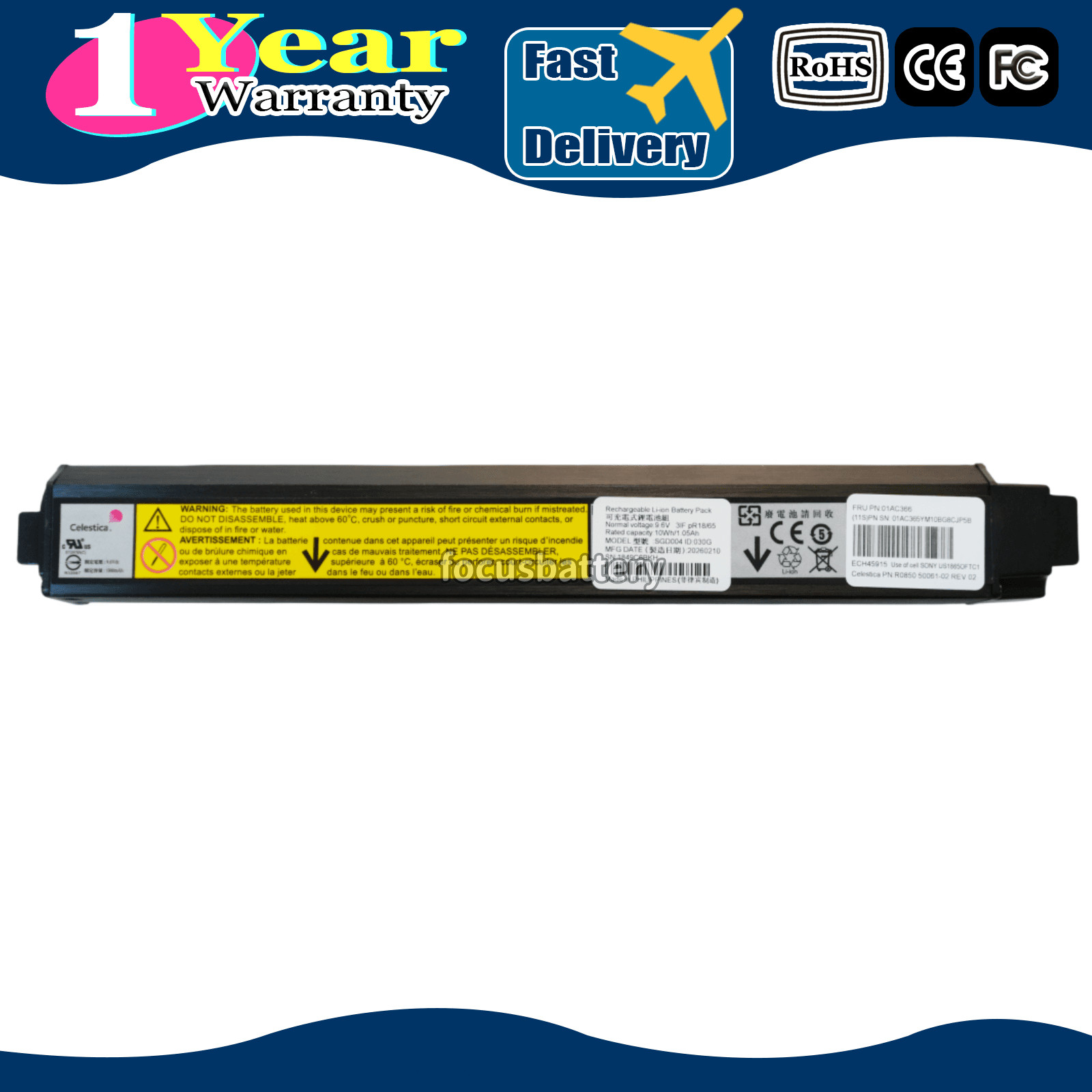 2026 01AC366 10Wh Battery For IBM Storwize V5000 V5010 V5020 V5030 Gen2 V3700 V2