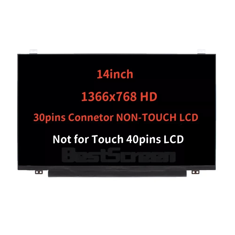 14'' Screen Replacement for B140XTN02.E HD 1366x768 HD LCD LED Display 30 Pin