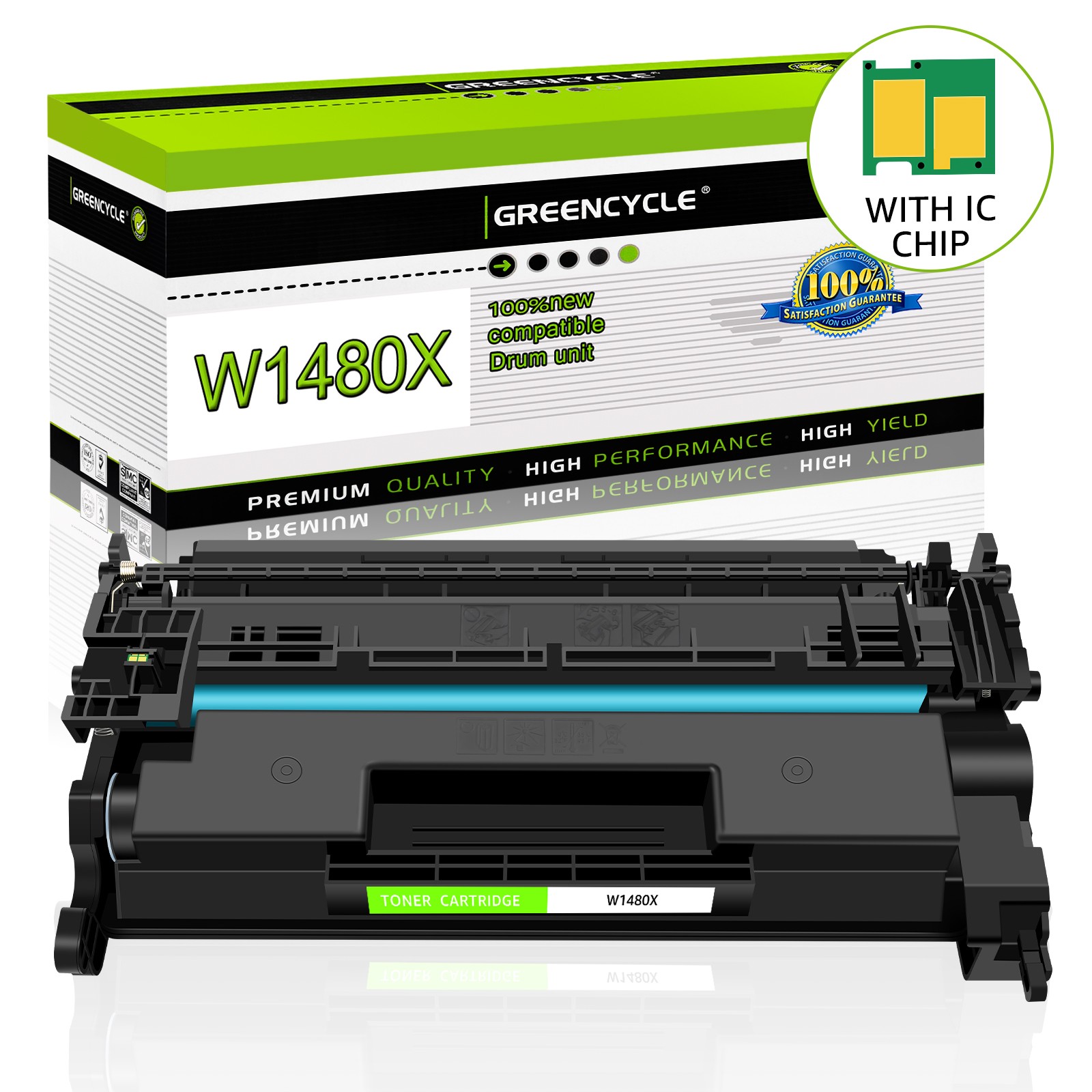 W1480X Toner Cartridge with Chip for HP Pro 4001dw 4001dn 4001n MFP 4101fdw LOT