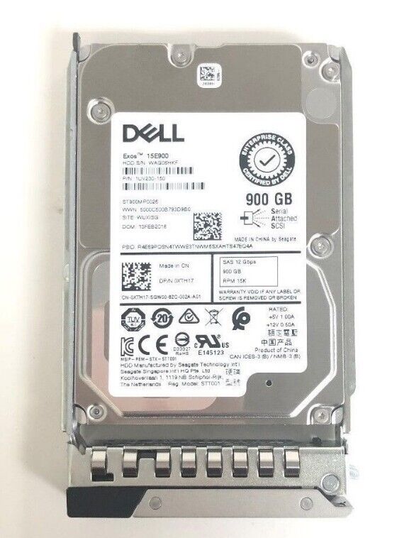 Dell XTH17 0XTH17 900GB 15K 2.5