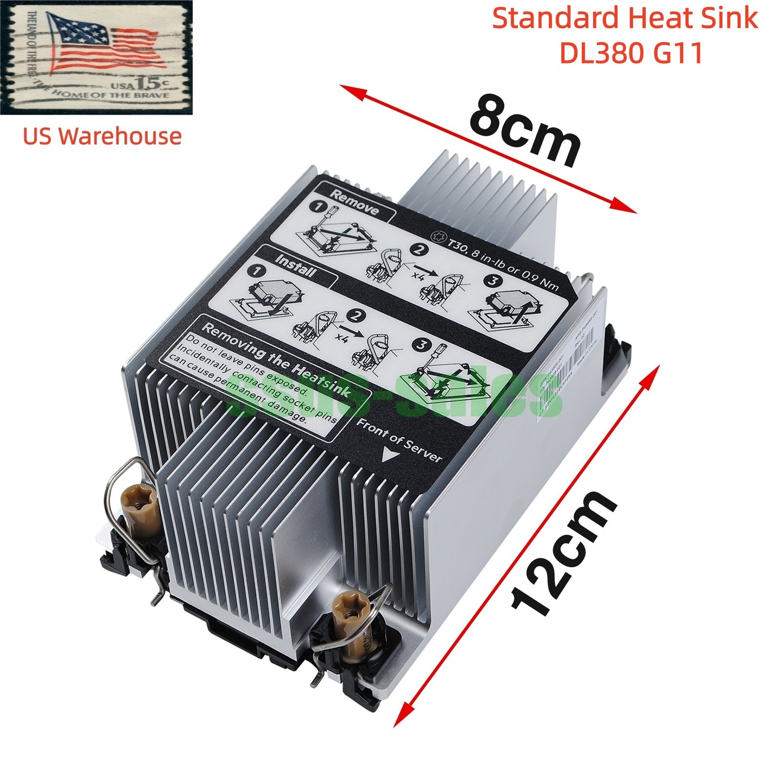 P43509-001 P43508-001 P49956-001 CPU Standard Heat Sink for HPE DL380 G11 2U