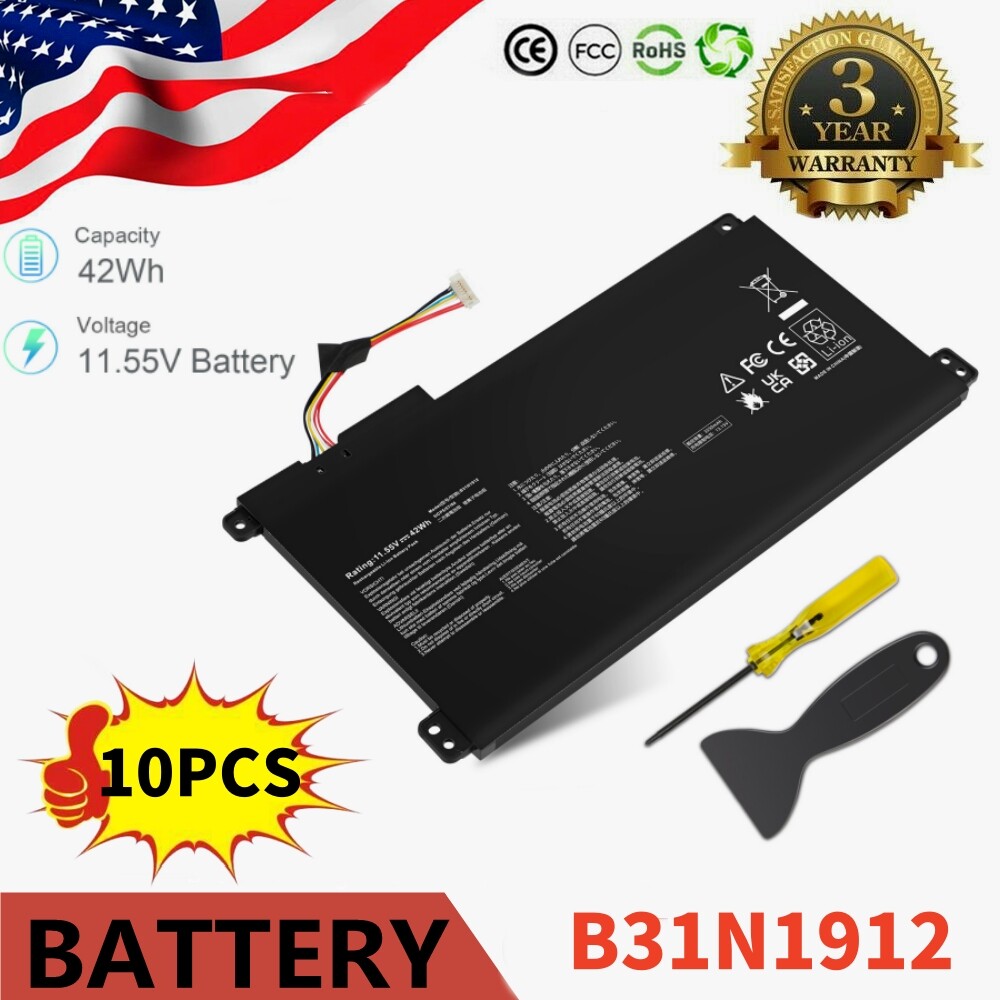 Lot 10PCS B31N1912 C31N1912 BATTERY FOR ASUS E410M E410MA L410M L410MA E410KA