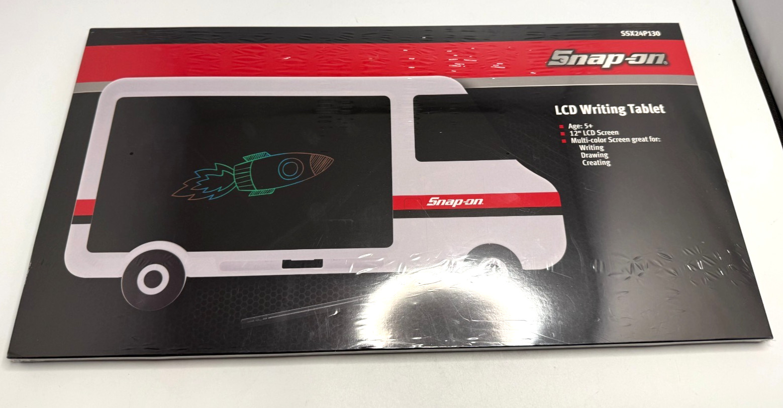 Snap-On Tools Truck 12” LCD Screen Writing Drawing Tablet + Stylus Pen SSX24P130