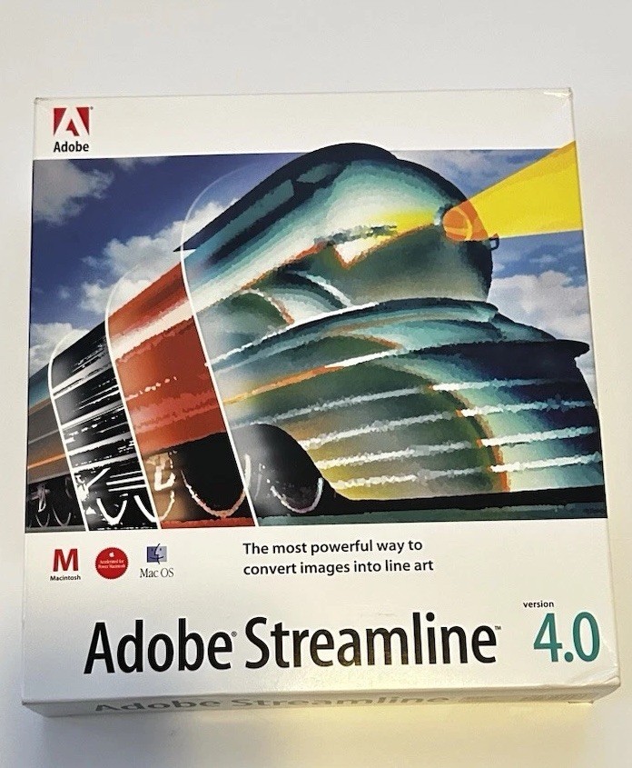 Adobe Streamline 4.0 (1997) For Mac - Complete In Box