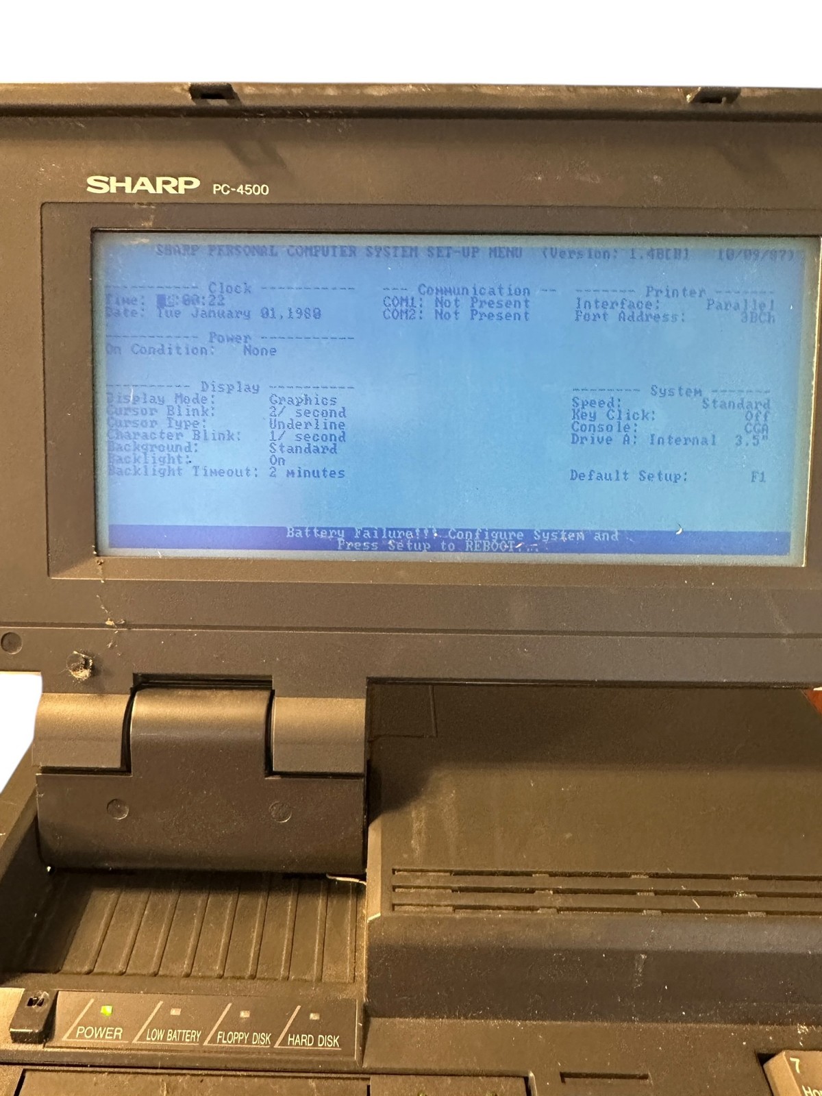 Sharp Personal Computer PC-4500 (4521) Retro/Vintage Computer
