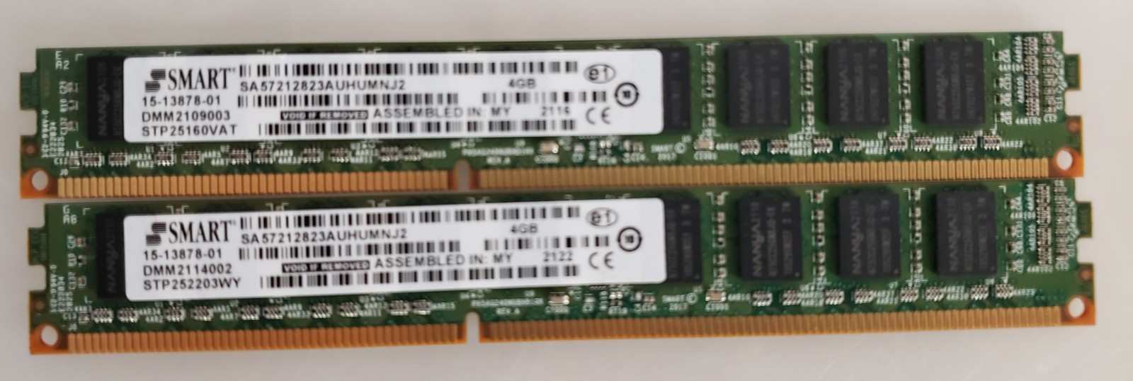 Pair of SMART M-ASR1001X-8GB (2x4GB) 15-13878-01 Memory RAM Upgrade