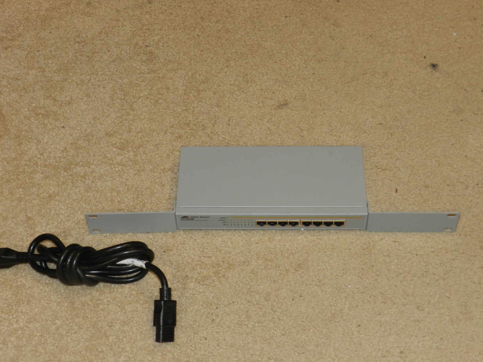 Allied Telesis AT-FS708 PoE 8 Port 10/100Mbps + 1 SFP Switch TESTED WORKS