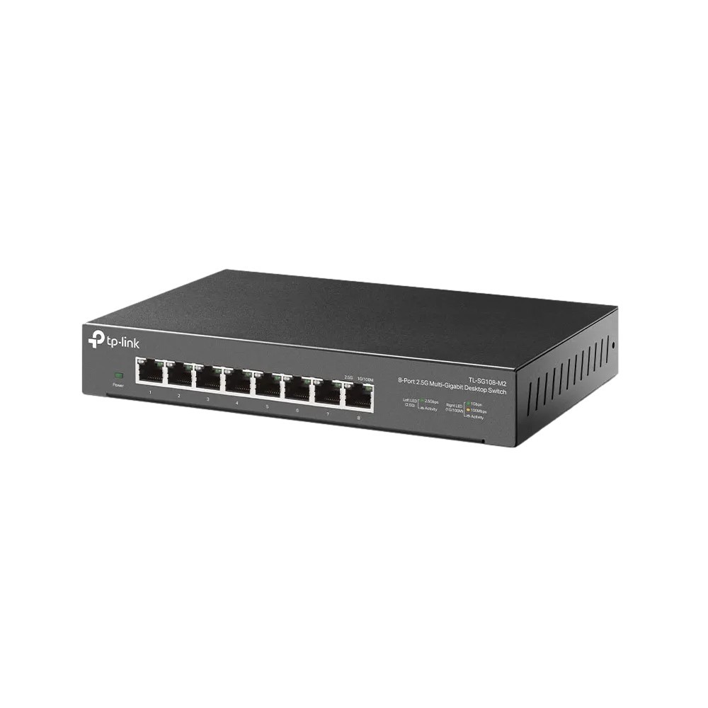 TP-Link SG108-M2 8-Port 2.5G Desktop Switch 2.5Gbps Multi-Gigabit Ethernet