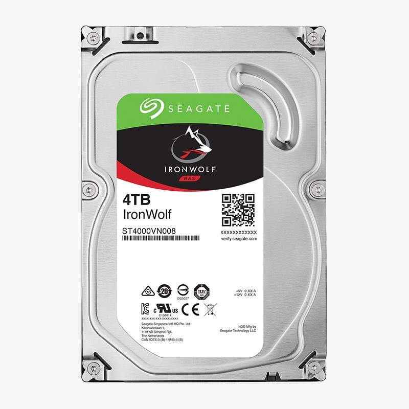 1PCS New FOR Seagate IronWolf 4TB ST4000VN008 NAS 64MB 6Gb/s 3.5" SATA HDD