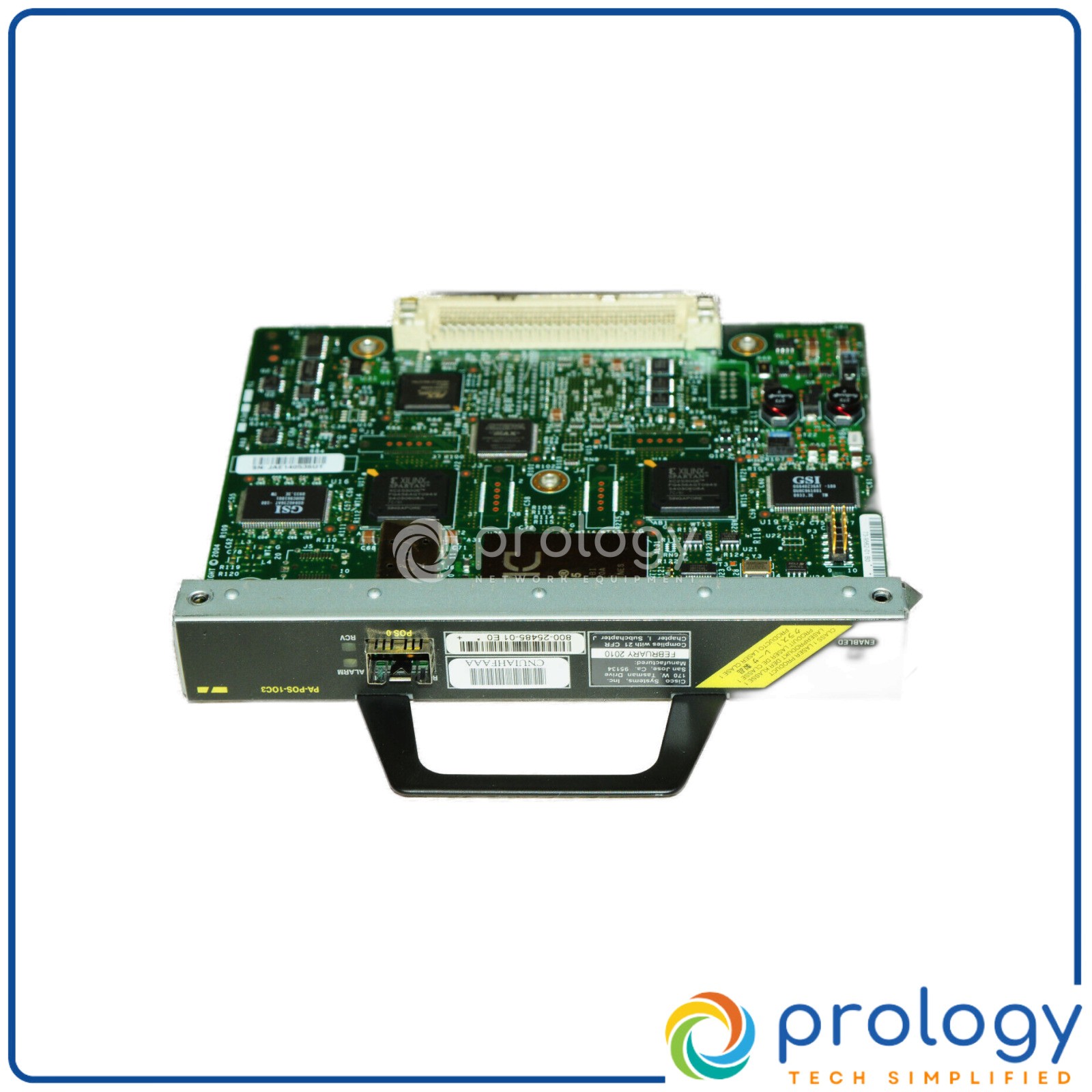 Cisco PA-POS-10C3 OC3/STM-1 POS Single Port Adapter Fiber Optic Module 1YrWty