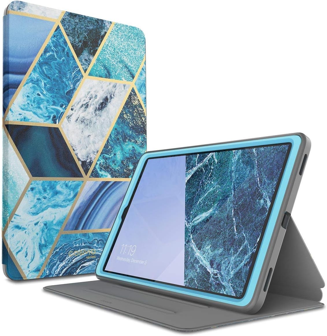 i-Blason Case for Galaxy Tab A 10.1" (2019) Full Body Screen Case Cover , Blue