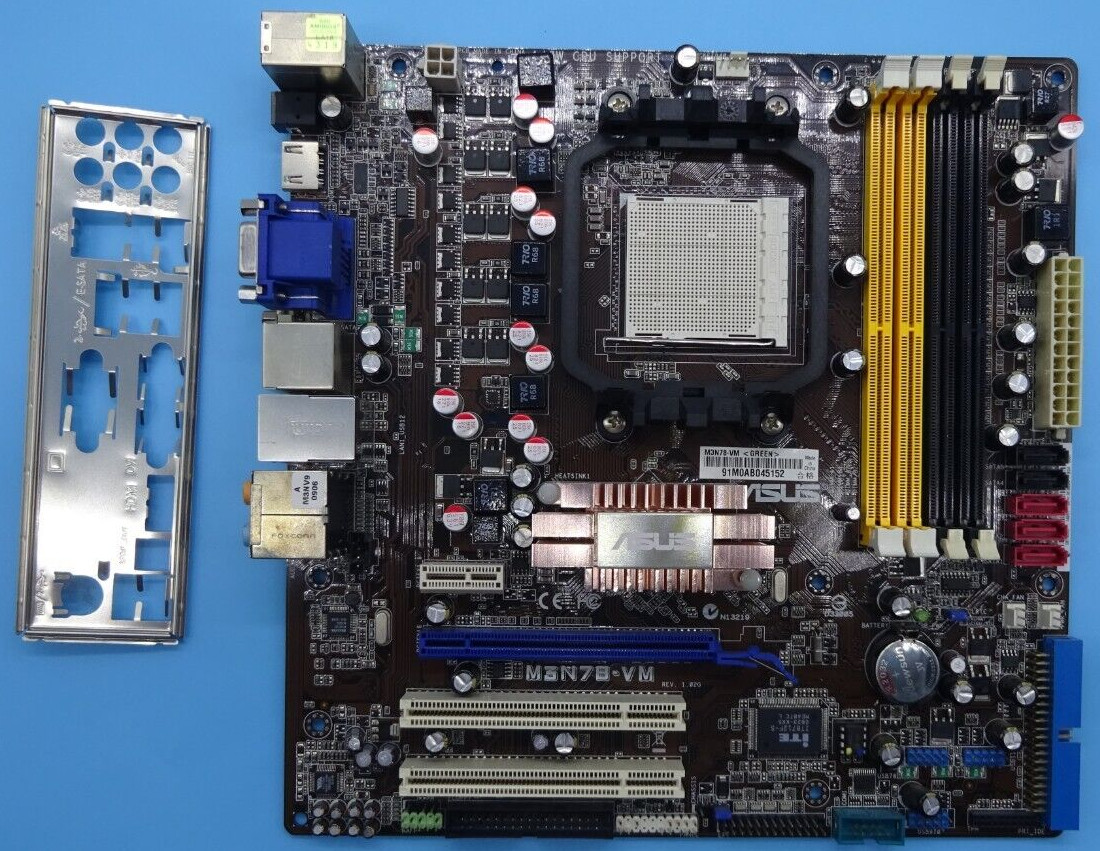 ASUS M3N78-VM REV. 1.02G DDR2 - Socket AM2+ - with I/O Shield #MX71