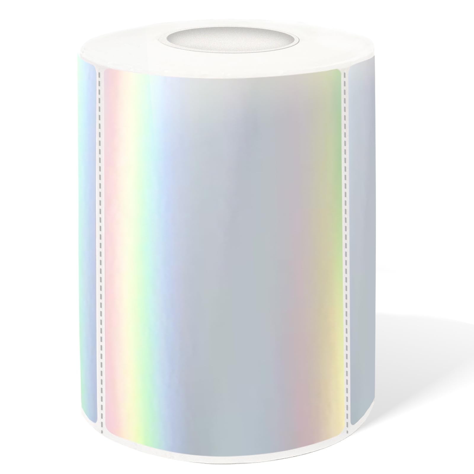 2" x 3" Holographic Thermal Label 2x 3 inch, Silver
