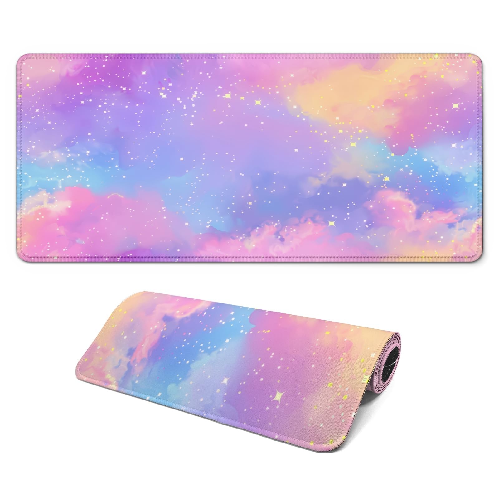 Gaming Mouse Pad, Large 31.5 x 11.8 inches Mousepad, Long Keyboard Pad, Cute ...