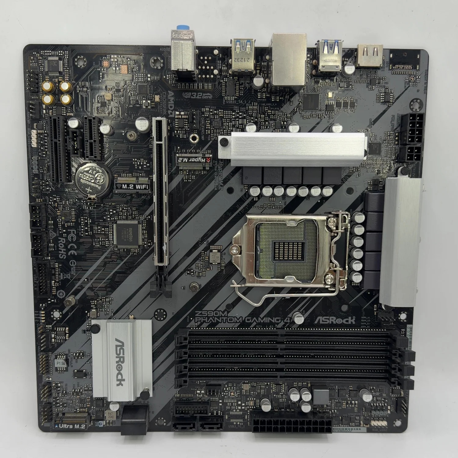 AsRock Z590M Phantom Gaming 4 LGA 1200 mATX Intel DDR4 Motherboard