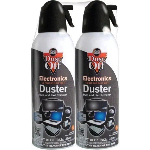 2 PACK COMPRESSED AIR DUSTER 10oz – Falcon Dust-Off Spray Cleaner for Electronic