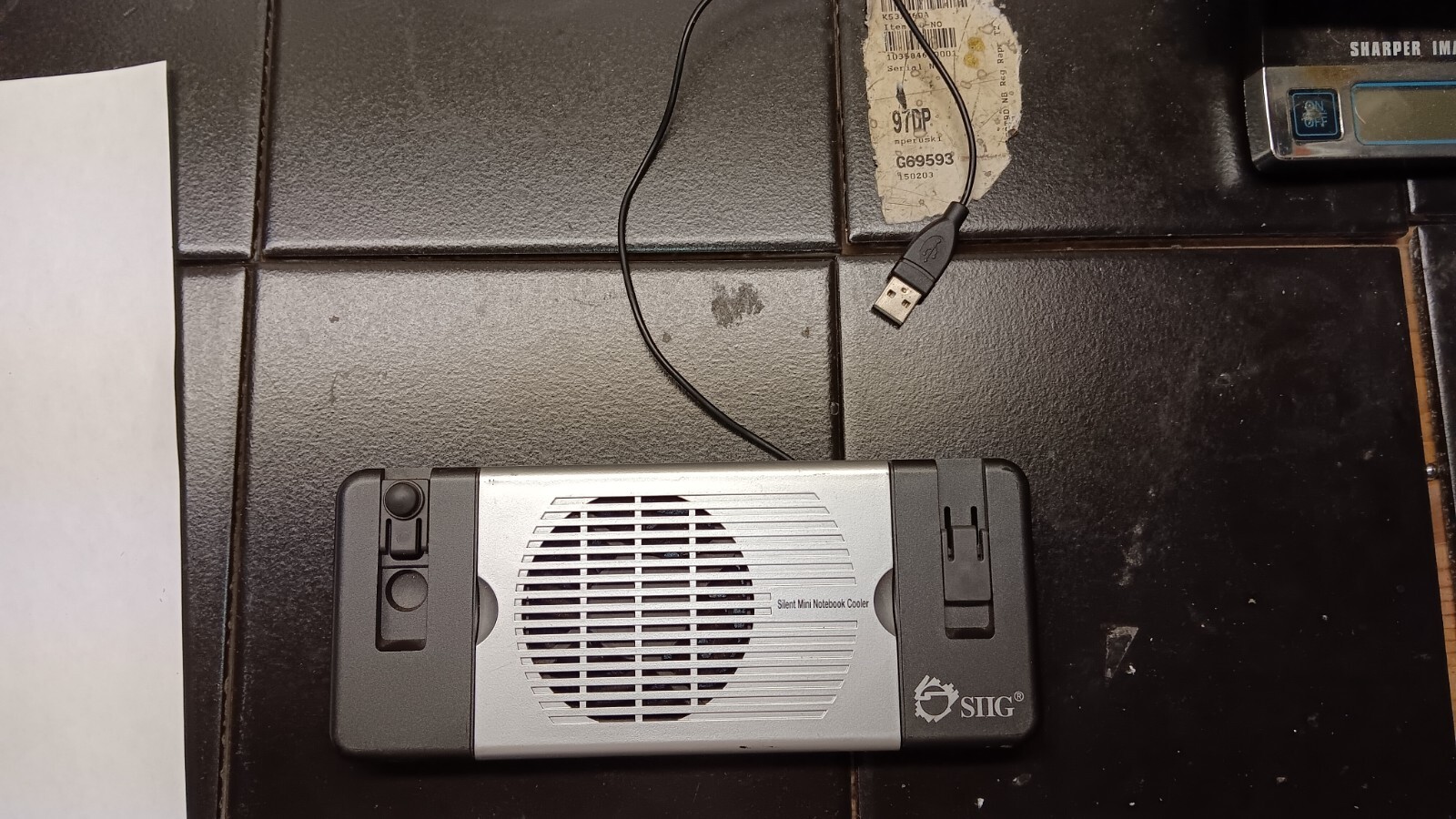 Notebook Cooler, SIIG Silent Mini, Collapsible Design