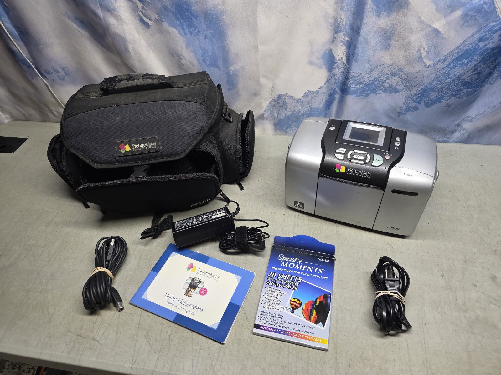 🔥 EPSON Printer PictureMate Deluxe Personal Photo Lab Viewer Edition ( NO INK)