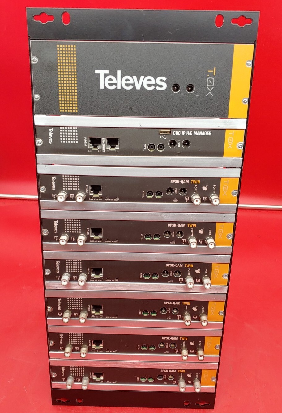 TELEVES 6* 563701 8PSK-QAM TWIN 1* 563901 T.0X PSU 5559 1* CDC-IP H/E MANAGER#2