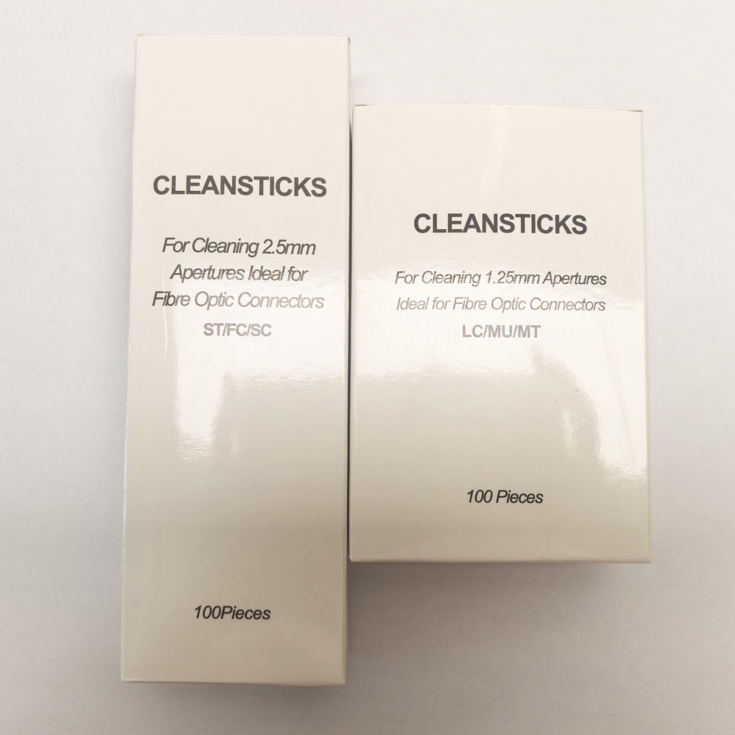 200pcs Cleaning 1.25/2.5mm Clean Stick LC/MU/MT/SC/FC/ST Adapter Cleaning Sticks