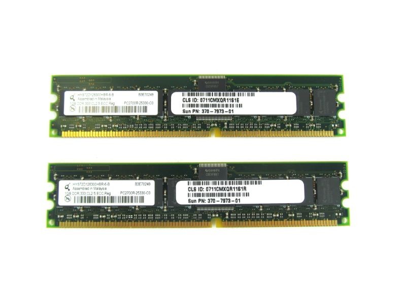 Sun X8704A 2GB (2 � 1GB DIMM (370-7973) Memory Kit 4z