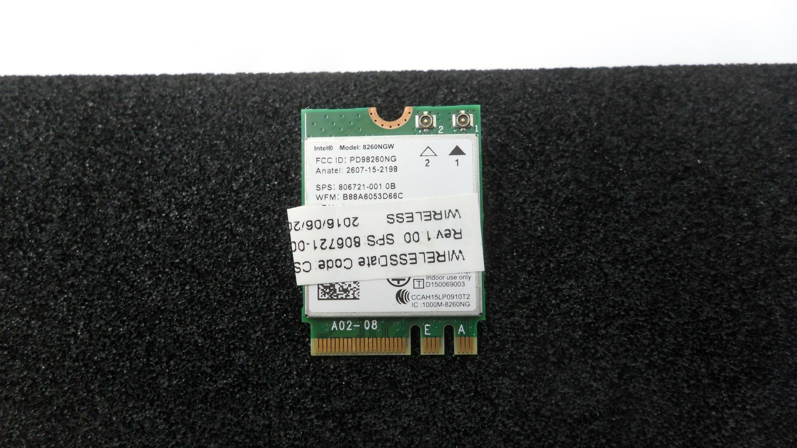 HP Intel Dual Band Wireless-AC 8260 8260NGW Bluetooth, 806721-001