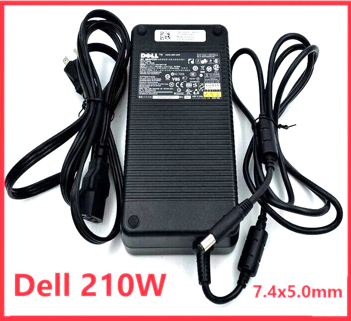 Genuine Dell M4600 M4800 210W AC Adapter Power Charger D846D DA210PE1 PA-7E