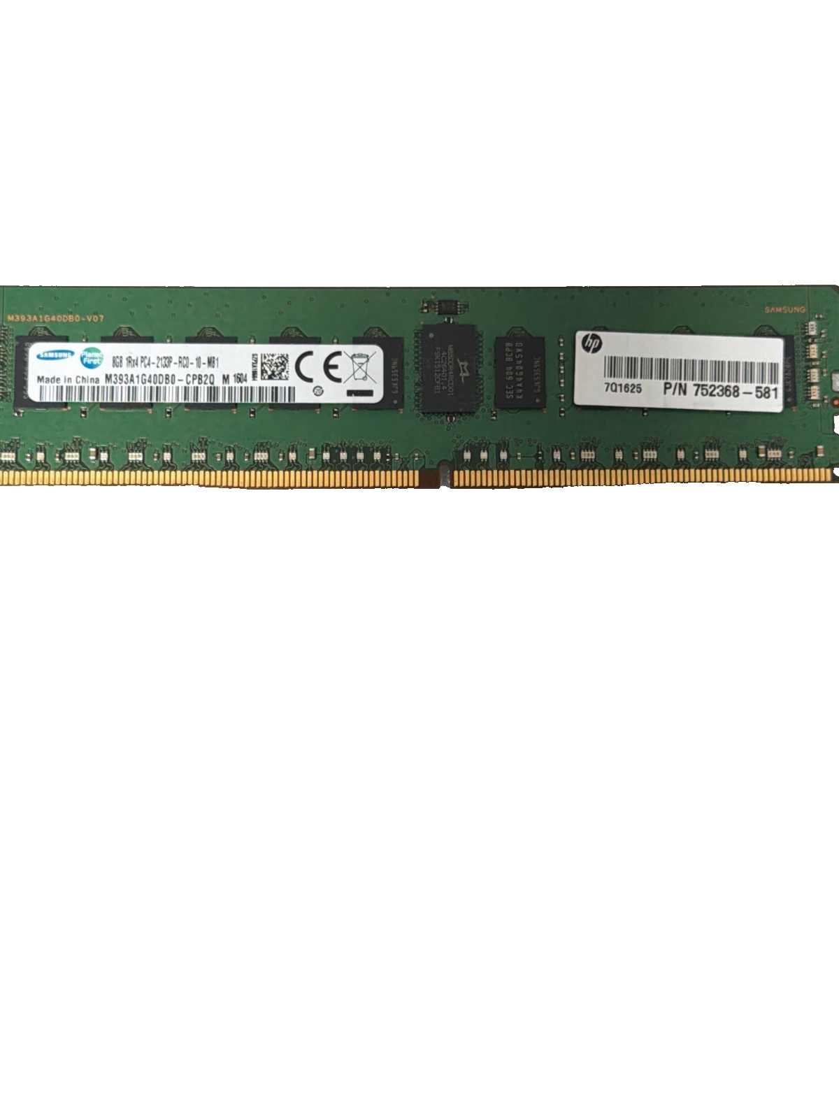Samsung 8GB DDR4-2133 ECC RDIMM Server RAM PC4-17000 M393A1G40DB0-CPB2Q