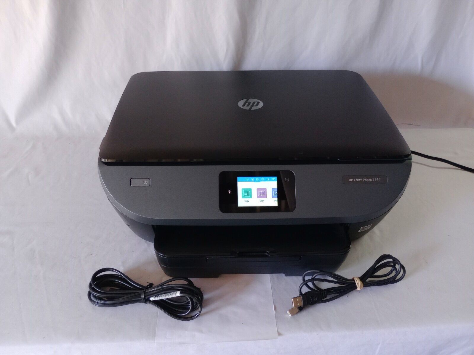 HP Envy Photo 7164 All-in-One Wireless Photo Printer Tested Low Pages Printed. 