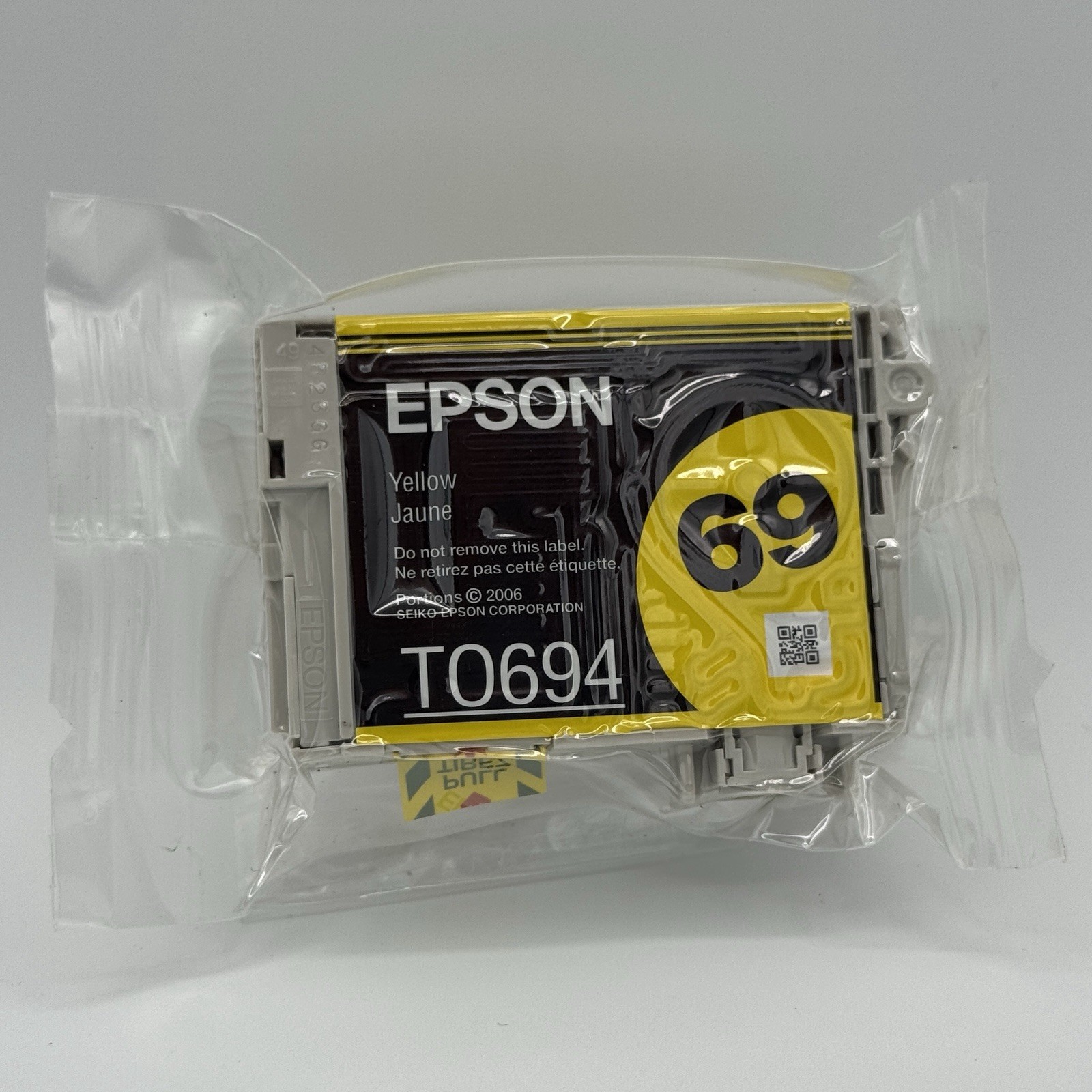 New Genuine Epson 69 - compatible ink cartridge - EPS T0694 - Yellow - Sealed