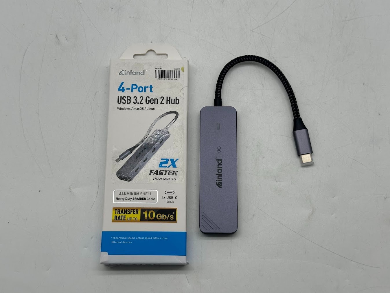 Inland USB HUB USB-C TO 4 USB-C  4 in 1 10G