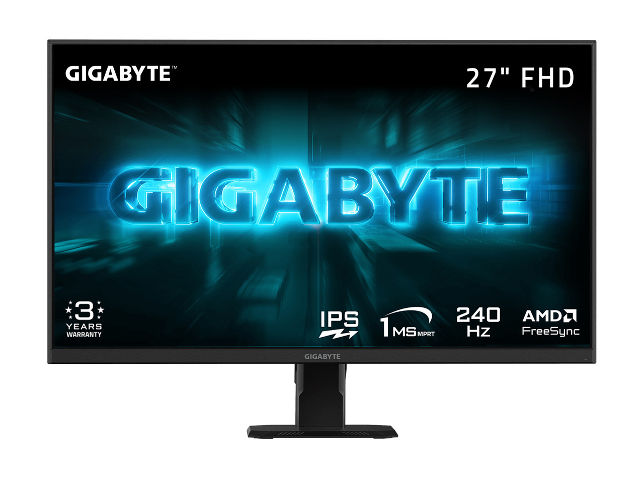 GIGABYTE 27" 240Hz Super Speed IPS FHD Gaming Monitor FreeSync (AMD Adaptive