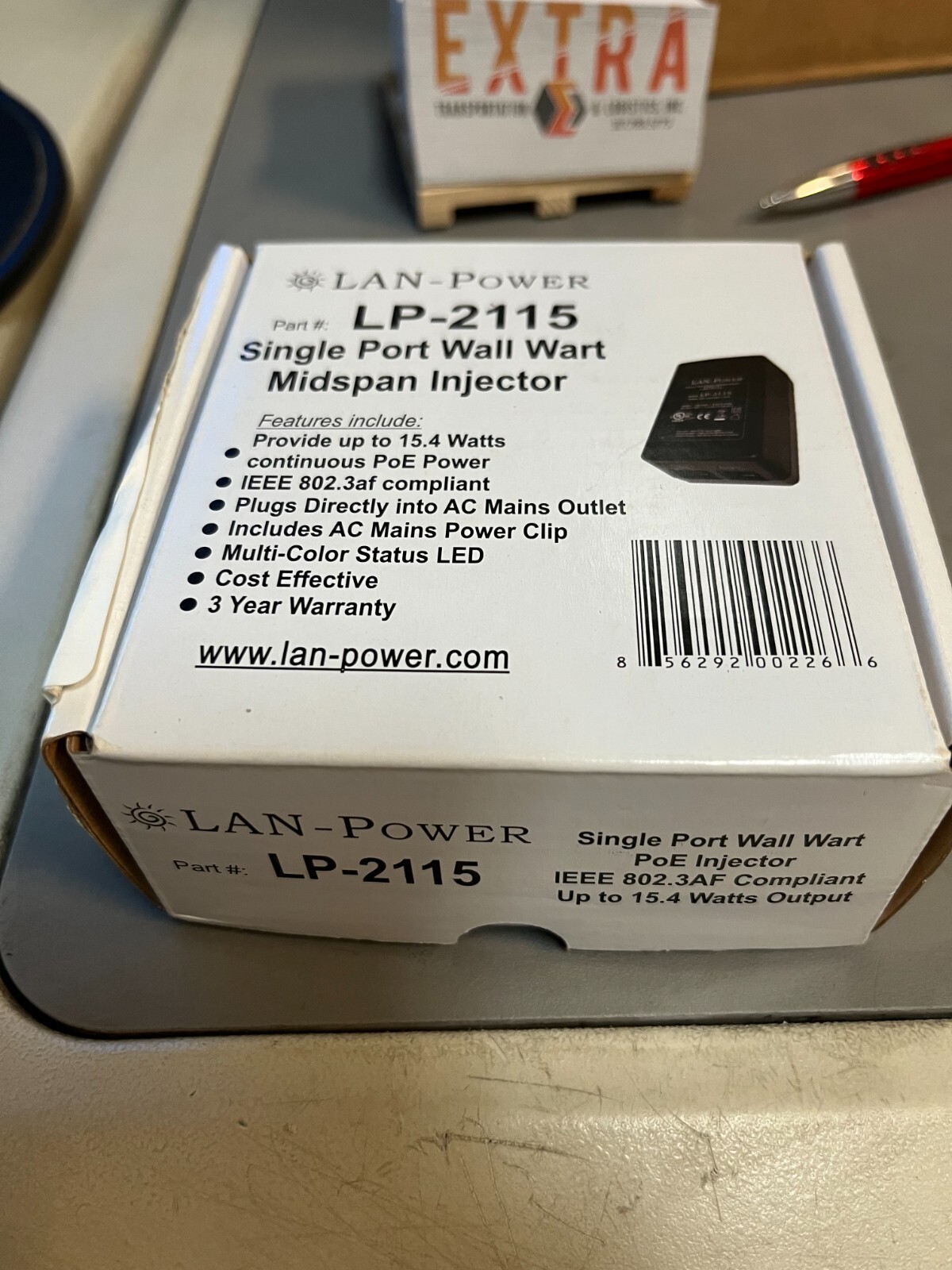 ADI Lan-Power LP-2115 Single Port PoE Injector