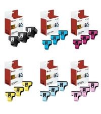 18Pk LTS Compatible for HP 02 B/C/M/Y/LC/LM HY Photosmart C5180 3310 Ink